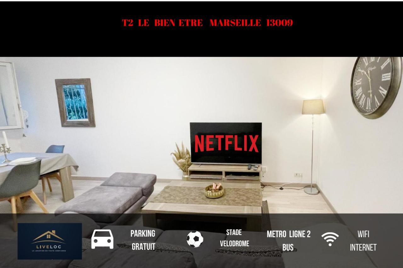 T2 Le Bien Etre Marseille 9Eme-Wifi-Netflix-Metro-Parking-Plage Екстер'єр фото